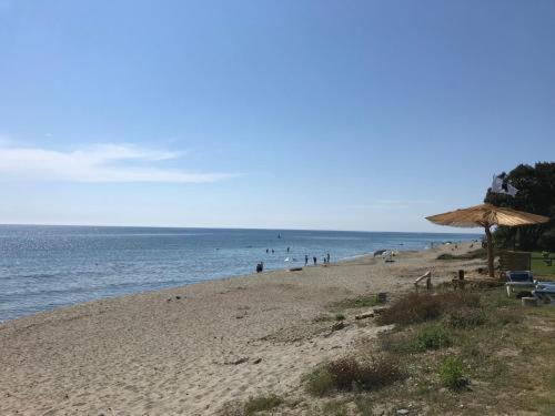 A 5 Mn A Pied De La Mer, Piscine ,Tennis, Paillote 세르비온 외부 사진
